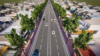 本市北-南高架路示意圖。