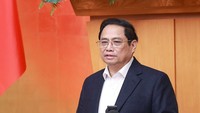 政府总理范明政会上致辞。