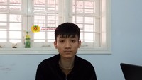 Nguyễn Hồng Nam vừa được di lý từ TP Hà Nội về Đà Nẵng để phục vụ công tác điều tra. Ảnh: Công an Đà Nẵng