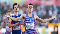 Jake Wightman cũng ngạc nhiên với chiến thắng của mình