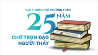 Giải thưởng Võ Trường Toản: 25 năm chở trọn đạo người Thầy