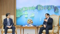 Prime Minister Pham Minh Chinh receives JBIC Governor