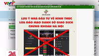 Hanoi police publicize websites faking securities companies for scamming