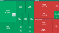VN-Index moves up nearly 9 points as banking stocks suddenly reverse