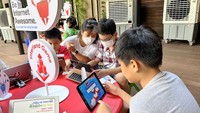 A workshop by Google introducing methods for children to use the Internet safely