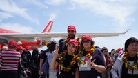 Vietjet chào đón những hành khách đầu tiên từ thành phố Almaty (Kazakhstan) đến vùng biển xinh đẹp tại Nha Trang