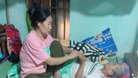 Chồng thoi thóp, con trai ngây dại