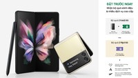 Samsung Vina chính thức khởi động chương trình đặt hàng trước Galaxy Z Fold3 5G và Galaxy Z Flip3 5G
