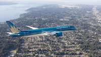 A plane of Vietnam Airlines (Photo: VNA)