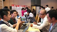 At a Vietnam-Japan business networking in Ho Chi Minh City (Photo: VNA)