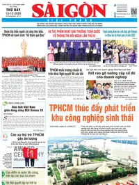 Báo Sài Gòn Giải Phóng ngày 13/12/2025