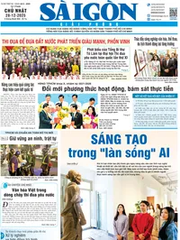 Báo Sài Gòn Giải Phóng ngày 28/12/2025