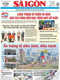 Báo Sài Gòn Giải Phóng ngày 1/5/2025