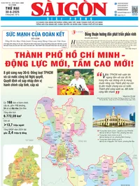 Báo Sài Gòn Giải Phóng ngày 30/6/2025
