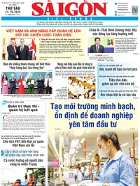 Báo Sài Gòn Giải Phóng ngày 31/10/2025