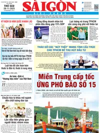 Báo Sài Gòn Giải Phóng ngày 28/11/2025