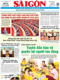 Báo Sài Gòn Giải Phóng ngày 24/12/2025