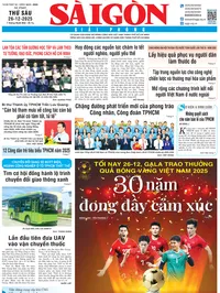 Báo Sài Gòn Giải Phóng ngày 26/12/2025