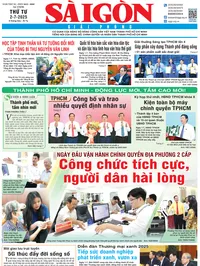 Báo Sài Gòn Giải Phóng ngày 2/7/2025