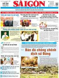 Báo Sài Gòn Giải Phóng ngày 29-8-2025