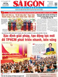 Báo Sài Gòn Giải Phóng ngày 14/10/2025