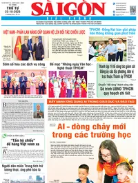 Báo Sài Gòn Giải Phóng ngày 22/10/2025