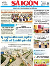 Báo Sài Gòn Giải Phóng ngày 12/12/2025