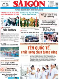 Báo Sài Gòn Giải Phóng ngày 29/12/2025