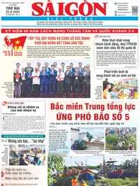 Báo Sài Gòn Giải Phóng ngày 25/8/2025