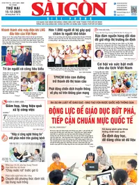 Báo Sài Gòn Giải Phóng ngày 15/12/2025