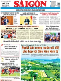 Báo Sài Gòn Giải Phóng ngày 25/12/2025