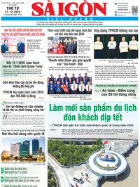 Báo Sài Gòn Giải Phóng ngày 31/12/2025