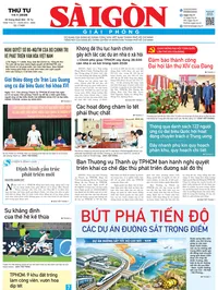Báo Sài Gòn Giải Phóng ngày 14/1/2026