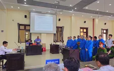 Các bị cáo tại phiên xét xử