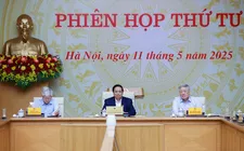 Thủ tướng Phạm Minh Chính chủ trì họp Ban chỉ đạo Trung ương triển khai xóa nhà tạm, nhà dột nát trên phạm vi cả nước. Ảnh: VIẾT CHUNG