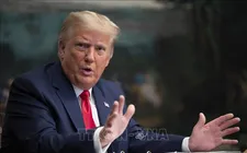 Tổng thống Mỹ Donald Trump đã lập danh sách khoảng 20 đối tác làm trọng tâm cho những cuộc đàm phán ban đầu. Ảnh: AFP/ TTXVN