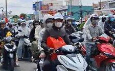 Ùn ứ phương tiện ở cửa ngõ phía Tây TPHCM