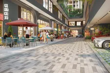 Phố thương mại bên thềm nhà