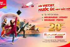 Cùng Vietjet đến sân bay phía Tây mới của Sydney, thêm trải nghiệm du lịch hấp dẫn tại “xứ sở chuột túi” với ưu đãi 20%