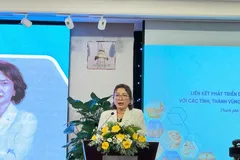 Bà Bùi Thị Ngọc Hiếu, Phó Giám đốc Sở Du lịch TPHCM phát biểu tại hội nghị