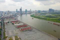 Khu vực cảng Nhà Rồng, TPHCM. Ảnh: HOÀNG HÙNG