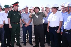 Thủ tướng Phạm Minh Chính kiểm tra, đôn đốc triển khai đường dây tải điện 500kV Lào Cai - Vĩnh Yên