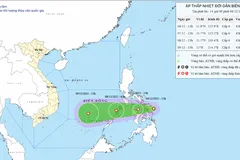 Thêm áp thấp nhiệt đới di chuyển vào Biển Đông