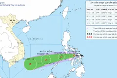Triều cường ven biển, áp thấp nhiệt đới 'ngấp nghé' Biển Đông