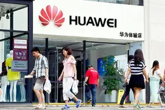 Cửa hàng Huawei tại Bắc Kinh, Trung Quốc.