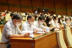 Nội dung về phòng, chống dịch Covid-19 sẽ được đưa vào Nghị quyết chung của kỳ họp thứ nhất, Quốc hội khóa XV. Ảnh: Quochoi.vn