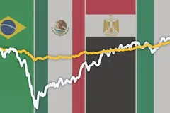 Emerging markets currencies and stocks have rallied as optimism over the emergence of Covid vaccines has soared © FT montage