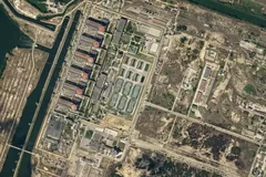 Quang cảnh nhà máy điện hạt nhân Zaporizhzhia, ở Zaporizhzhia, Ukraine, ngày 13/8/2022. (Planet Labs PBC / Handout via REUTERS)