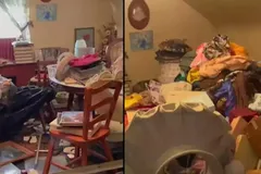 Ngôi nhà bừa bộn nhưng có lắm thứ đáng tiền.