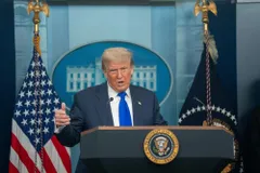 Tổng thống Mỹ Donald Trump. Ảnh: THX/TTXVN